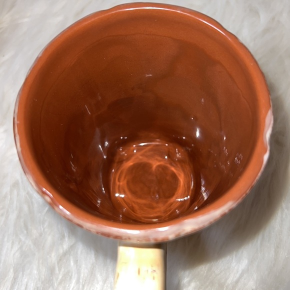 Harvest Fall Leaf Painted Footed Mug - Picture 6 of 6